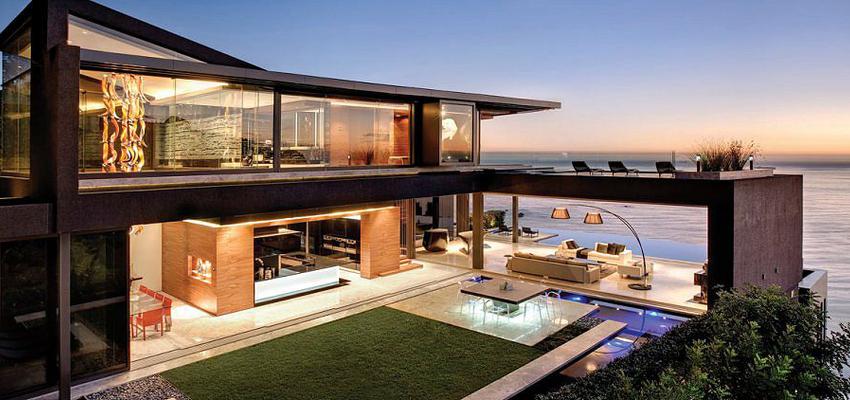 Piscina, Exterior style moderno color beige, marron, marron  diseñado por Alfredo Melo Ayala | Arquitecto 