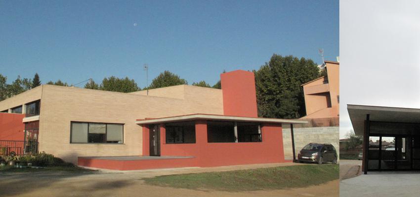 Exterior, Jardin style moderno color rosa, beige  diseñado por Marc Martin Sancho | Arquitecto Técnico 