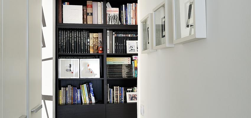 Recibidor, Pasillo style moderno color blanco, negro  diseñado por Estudio Marcos Mela | Interiorista 