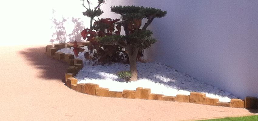 Jardin Estilo oriental Color rosa  diseñado por reformasxonas@gmail.com | Gremio | Copyright reformas xonas