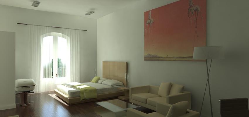 Dormitorio Estilo contemporaneo Color ocre, beige, dorado  diseñado por Ambar Design | Interiorista 