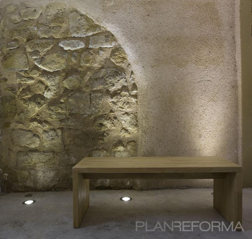 Recibidor style rustico color marron, beige, blanco  diseñado por BLURARQUITECTURA, S.L.P. | Arquitecto 