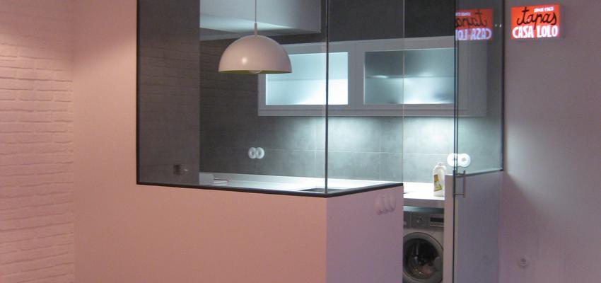 Lavadero style contemporaneo color marron, blanco, gris  diseñado por Espacio GO | Arquitecto 