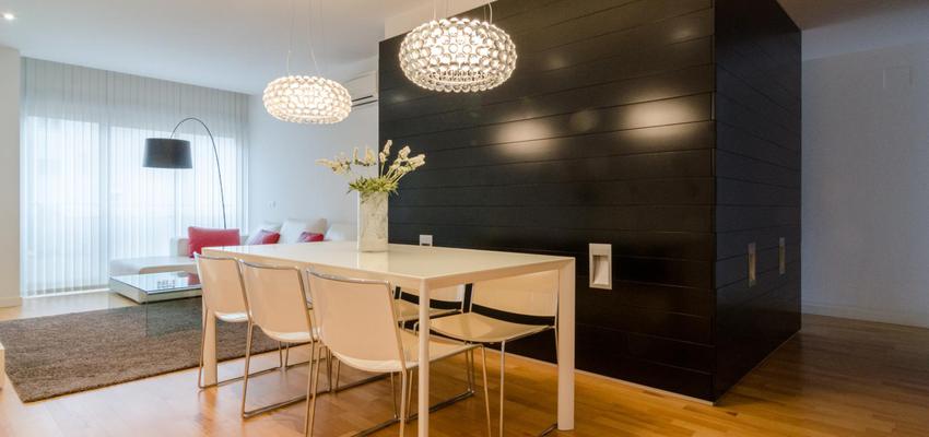 Comedor, Salon Estilo moderno Color blanco, negro, bronce  diseñado por 29 VINT-I-NOU ARQUITECTURA | Arquitecto 