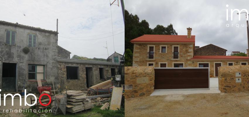 Exterior Estilo rustico Color marron  diseñado por IMBO Arquitectos SL | Arquitecto | Copyright Imagen propia