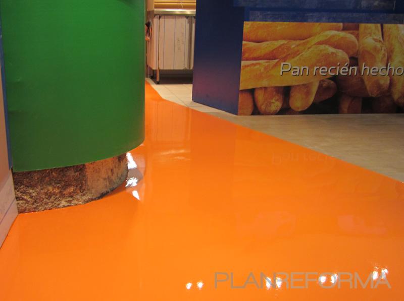 Vestibulo, Tienda, Restaurante Estilo mediterraneo Color ocre, verde  diseñado por Pinturas Cobalto | Gremio | Copyright Pinturas Cobalto