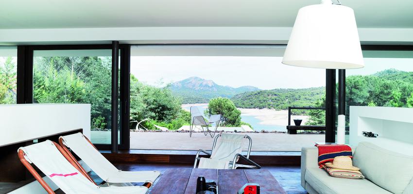 Salon Estilo contemporaneo Color verde, beige, marron, blanco  diseñado por Esperanza Kahle | Arquitecto | Copyright Fotógrafo Luisma Ambrós para Dvelas