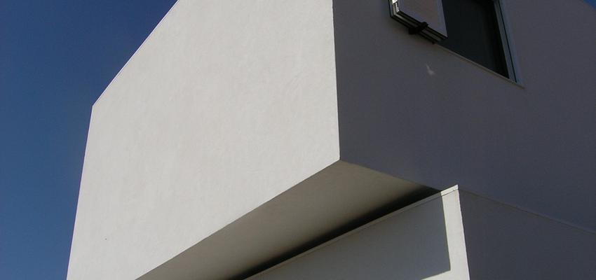 Exterior style contemporaneo color azul, blanco  diseñado por Arquigus03 | Arquitecto 