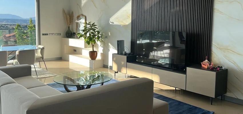 Salon Estilo contemporaneo Color crema  diseñado por Interiorismo sierra de Madrid - Susana Valdeco | Interiorista 