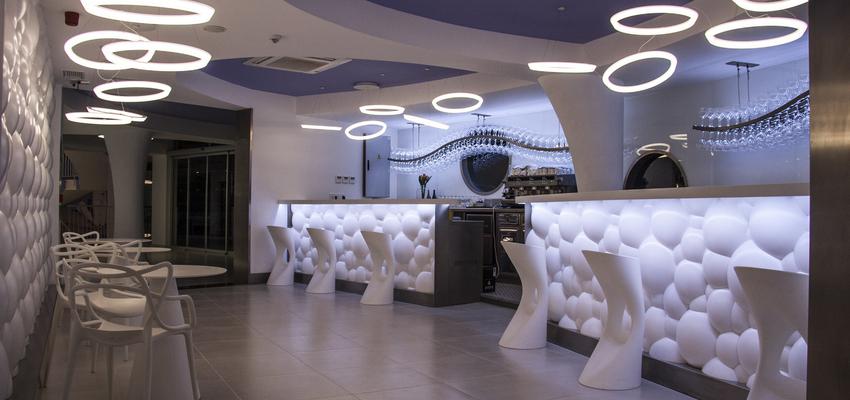 Cafeteria Estilo moderno Color gris  diseñado por OD OVER DESIGN SL | Gremio | Copyright OD OVER DESIGN SL