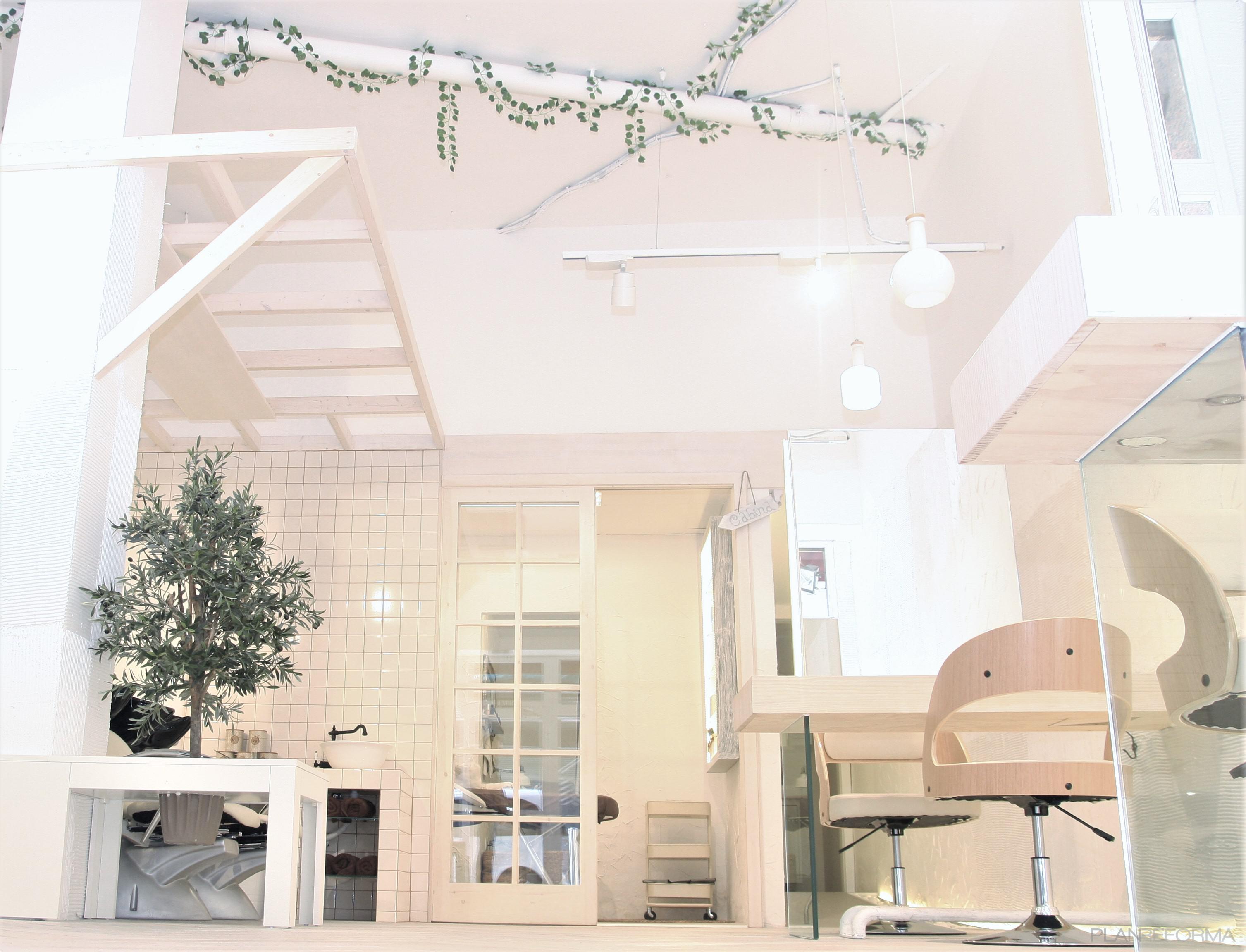 Salón de belleza Estilo vintage Color gris  diseñado por OD OVER DESIGN SL | Gremio | Copyright OD OVER DESIGN SL