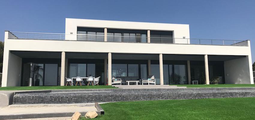 Exterior Estilo moderno Color gris  diseñado por OD OVER DESIGN SL | Gremio | Copyright OD OVER DESIGN SL