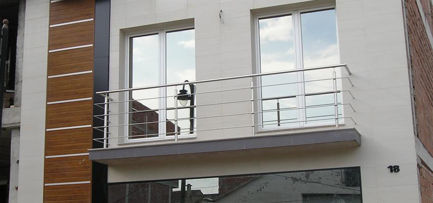 Exterior style moderno color rojo  diseñado por steelcrea | Gremio 