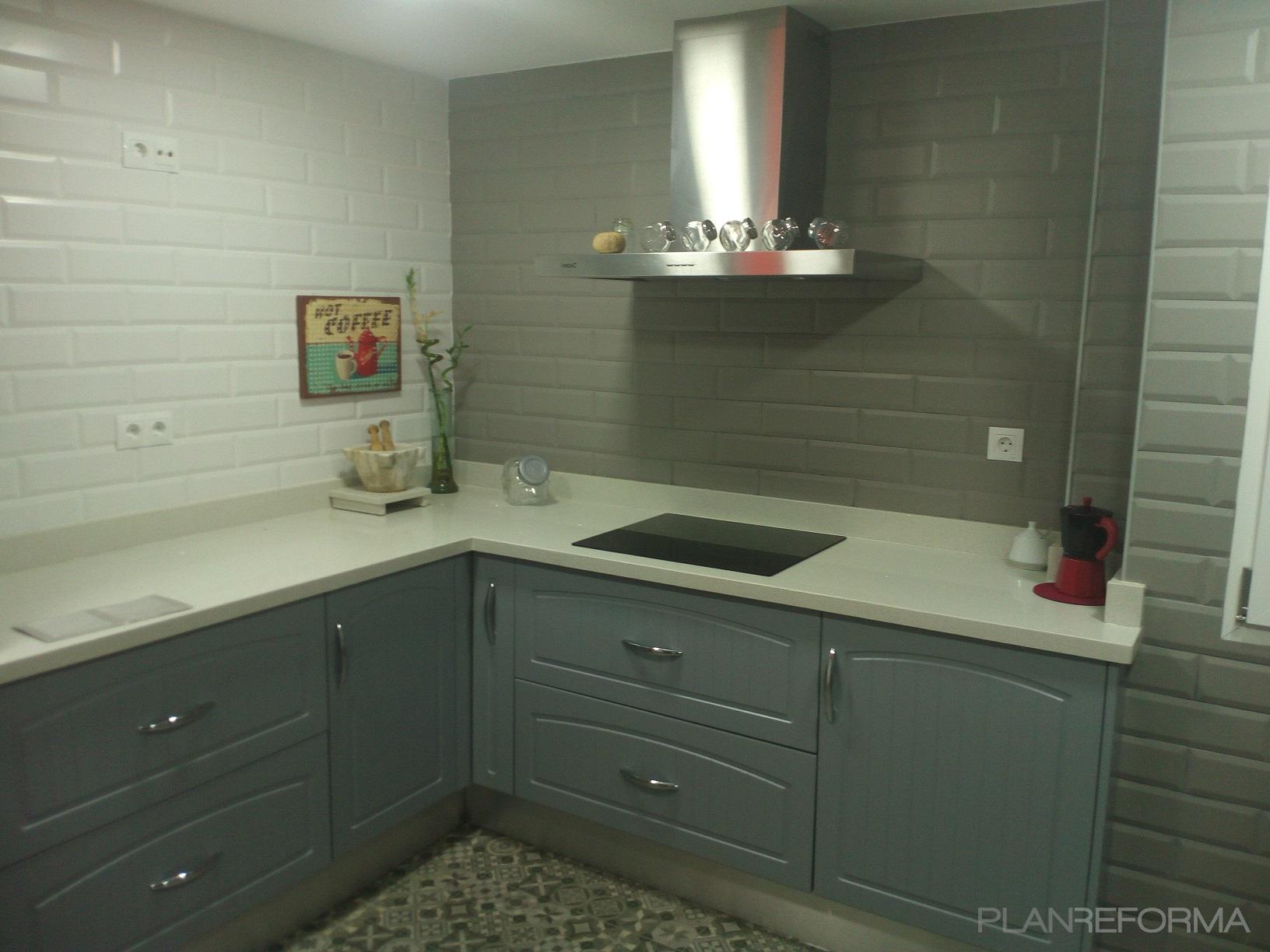 Cocina style vintage color rojo  diseñado por steelcrea | Gremio 