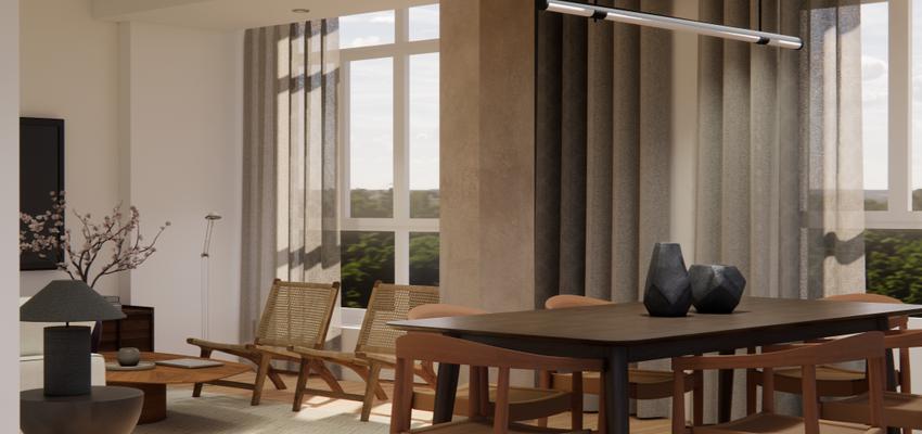 Comedor, Salon Estilo contemporaneo Color blanco, negro  diseñado por Peldanho_Studio | Sophia Bedoya | Reformista, constructor 