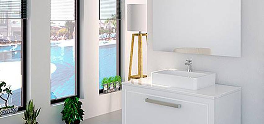 Baño Estilo clasico Color blanco, gris, gris  diseñado por Leroy Merlin SLU | Gremio | Copyright Leroy Merlin