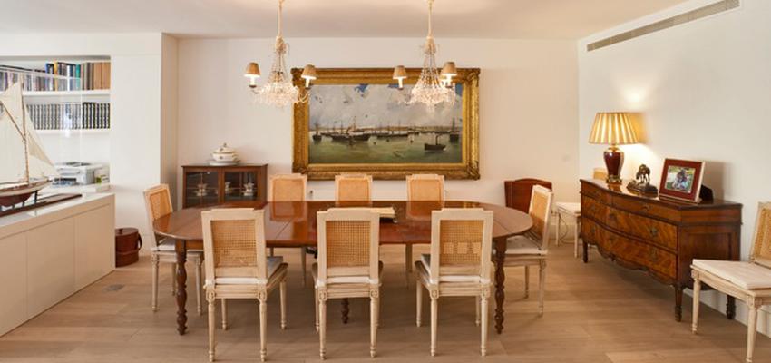 Comedor Estilo tradicional Color beige, beige, marron  diseñado por made02 | Arquitecto 