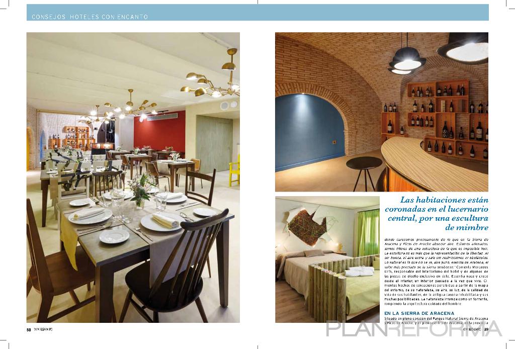 Restaurante, Bar, Hotel style eclectico color blanco  diseñado por Universo Eirín | Interiorista | Copyright Universo Eirin s.l.u