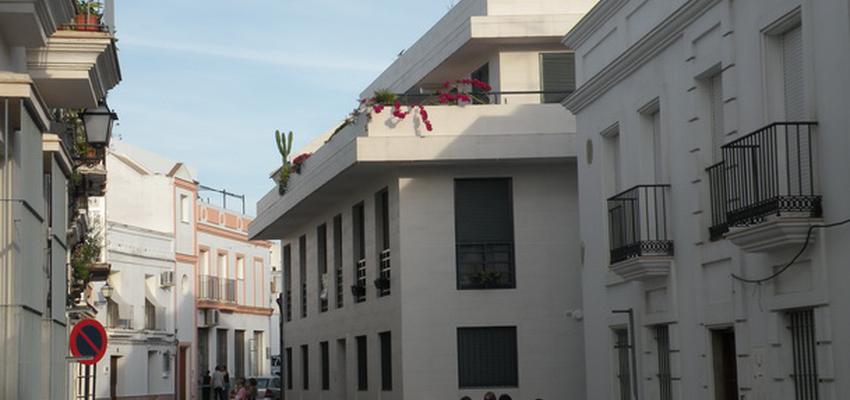 Balcon, Exterior style contemporaneo color beige, gris  diseñado por Joaquincastro/arquitectos | Arquitecto 
