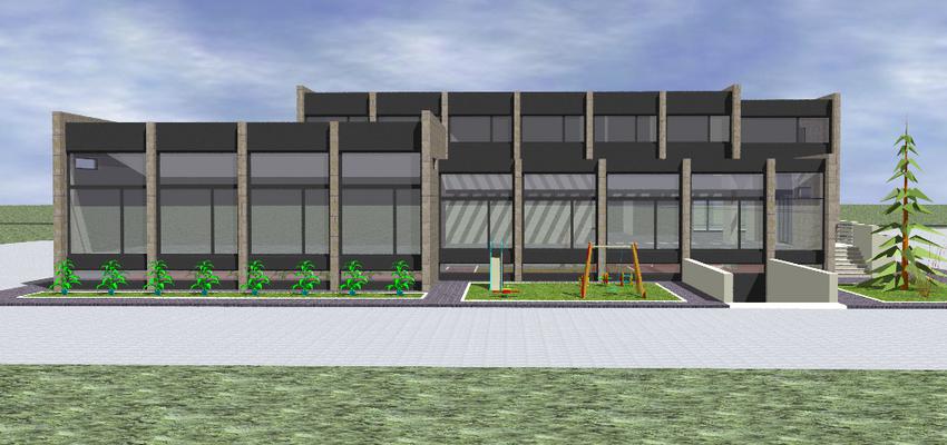 Exterior, Jardin style contemporaneo color marron, gris, gris  diseñado por César Carlón Arquitecto | Arquitecto 