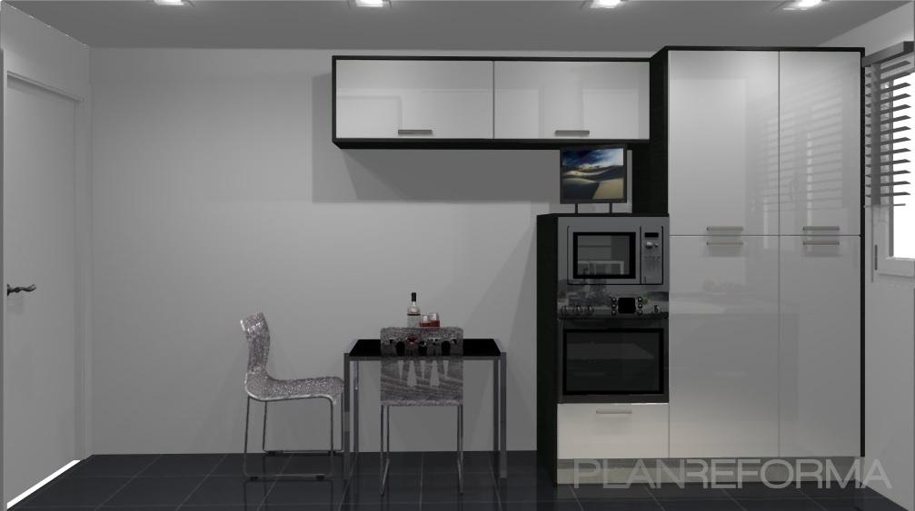 Cocina Estilo moderno Color rojo  diseñado por Reformas Nieto | Gremio 