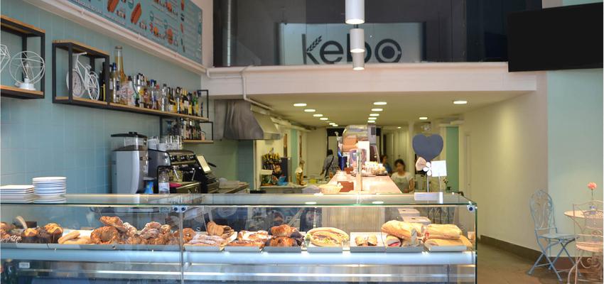 Cafeteria Estilo vintage Color turquesa  diseñado por BCN STUDI | Interiorista | Copyright Bcn Studi