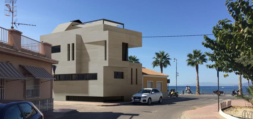 Comedor, Balcon, Exterior Estilo moderno Color verde, turquesa, azul cielo  diseñado por Marce Rodriguez | Arquitecto 