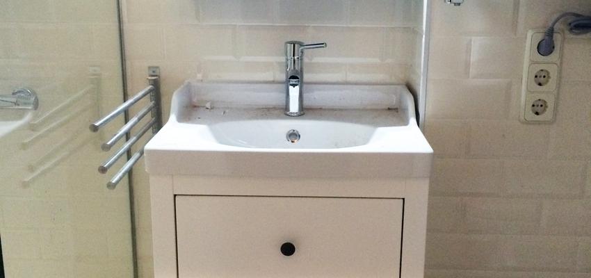 Baño Estilo vintage Color azul  diseñado por Lucrezia Arrias | Arquitecto 