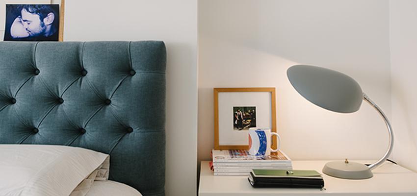 Dormitorio Estilo contemporaneo Color azul, blanco, gris  diseñado por Nimú, equipo de diseño | Interiorista | Copyright Equipo Nimú