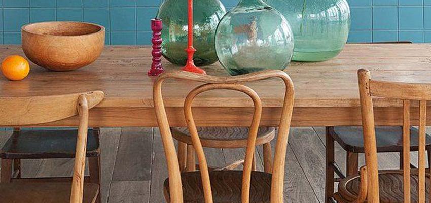 Comedor, Cocina Estilo contemporaneo Color turquesa, marron  diseñado por Nimú, equipo de diseño | Interiorista | Copyright fotos de la revista Mi Casa