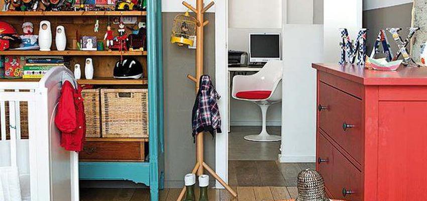 Dormitorio, Niños Estilo contemporaneo Color rojo, turquesa, marron, blanco  diseñado por Nimú, equipo de diseño | Interiorista | Copyright fotos de la revista Mi Casa