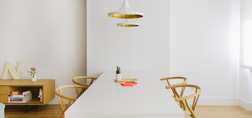 Comedor, Salon Estilo moderno Color marron, blanco  diseñado por Nimú, equipo de diseño | Interiorista | Copyright Fotos de Nimú, equipo de diseño