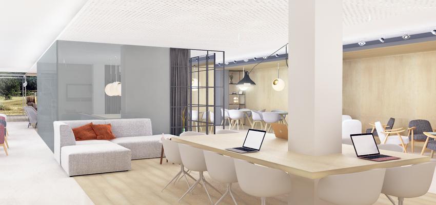 Hotel Estilo mediterraneo Color verde, beige, plateado  diseñado por Leira Design | Interiorista | Copyright LeiraDesignStudio