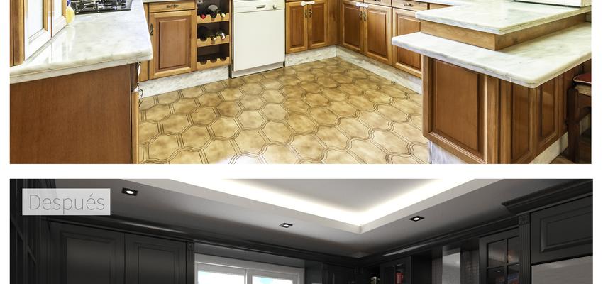 Cocina Estilo moderno Color marron, gris, gris  diseñado por Obrasa Diseño de interiorismo | Gremio | Copyright Obrasa