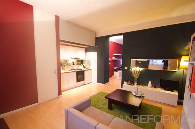 Comedor, Cocina style contemporaneo color rojo, beige, blanco, negro  diseñado por AM arquitectura+diseño | Arquitecto | Copyright AM arq+dis