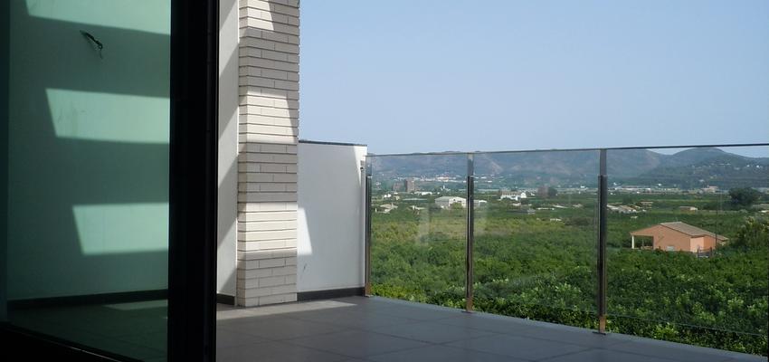 Terraza Estilo contemporaneo Color azul, blanco, gris  diseñado por Francisco Cháfer | Arquitecto 