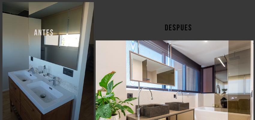 Baño Estilo contemporaneo Color blanco  diseñado por Asun Montoya Ruiz | Gremio | Copyright Asun Montoya Ruiz