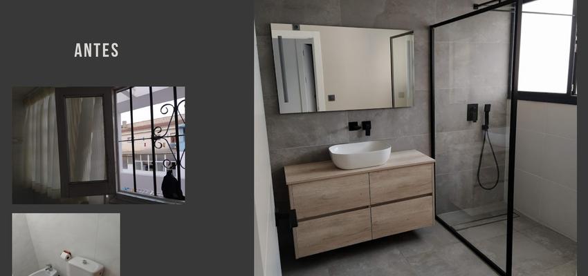 Baño Estilo contemporaneo Color gris  diseñado por Asun Montoya Ruiz | Gremio | Copyright Asun Montoya Ruiz