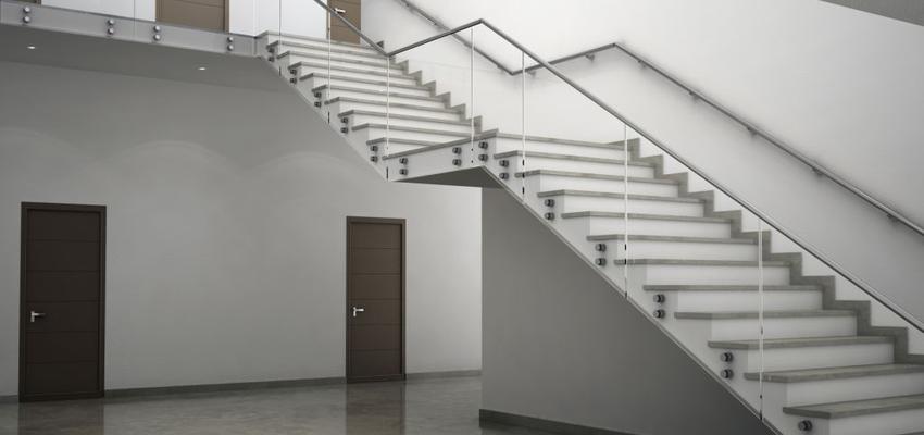 Escalera style contemporaneo color marron, blanco, gris  diseñado por Comenza | Marca colaboradora | Copyright Comenza