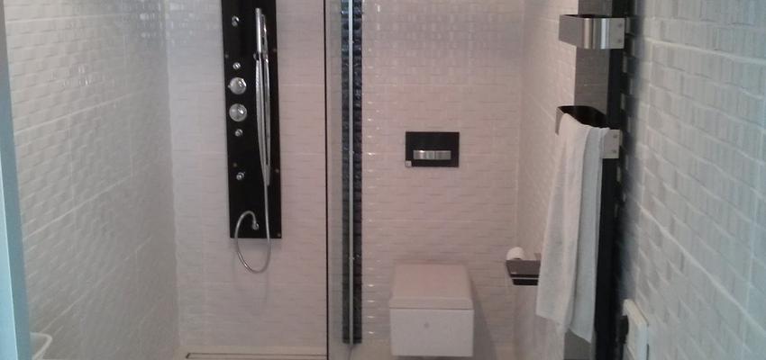 Baño Estilo clasico Color blanco, gris, negro  diseñado por Bob Daniel Nitu | Gremio 