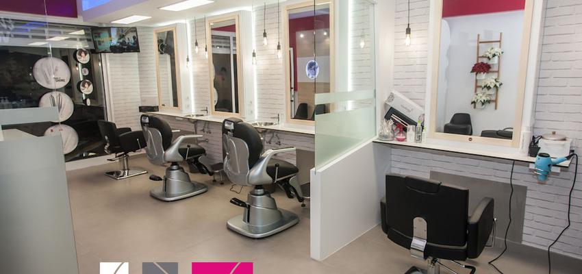 Salón de belleza Estilo moderno Color rojo, blanco, negro  diseñado por Decorador de Interiores Las Palmas | Decorador 