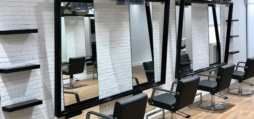 Salón de belleza Estilo moderno Color gris  diseñado por INIZIO Construcción e Interiorismo | Gremio | Copyright INIZIO Construcción e Interiorismo