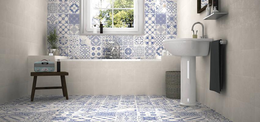 Baño Estilo clasico Color azul, azul oscuro, blanco  diseñado por Lucrum Gaudium Reformas Integrales | Gremio | Copyright Lucrum