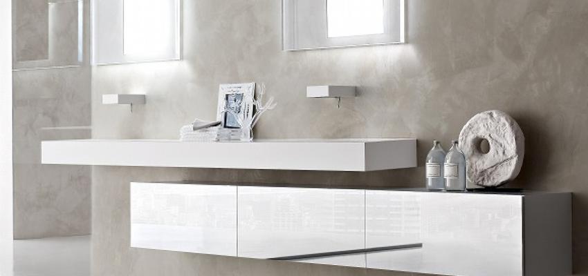Baño Estilo moderno Color blanco, gris, gris  diseñado por Lucrum Gaudium Reformas Integrales | Gremio | Copyright Lucrum