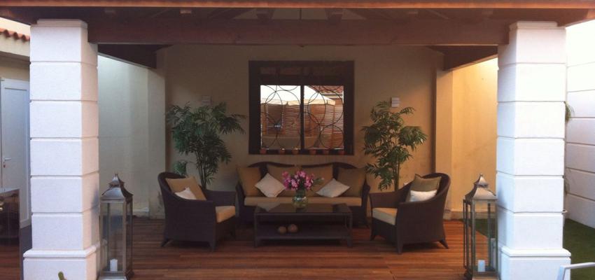 Terraza Estilo mediterraneo Color verde  diseñado por SZ Architect | Arquitecto | Copyright Yo la hice