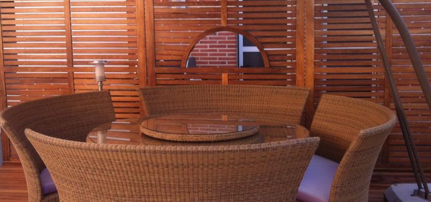 Terraza Estilo mediterraneo Color verde  diseñado por SZ Architect | Arquitecto | Copyright La hice yo