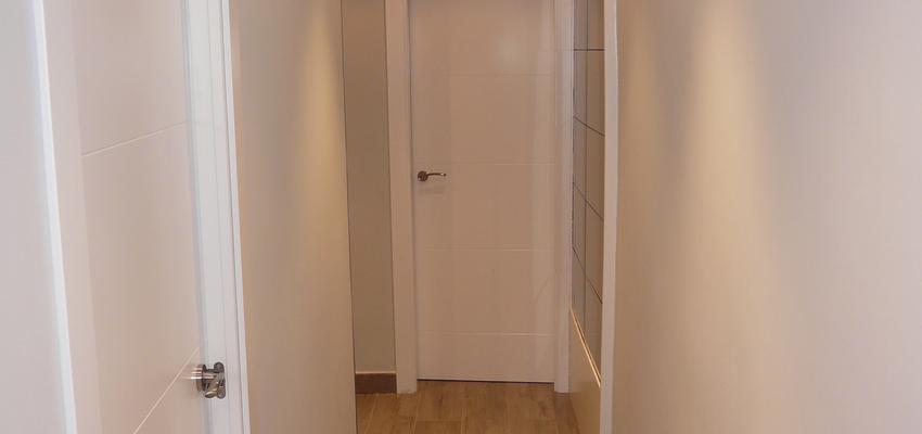 Pasillo Estilo contemporaneo Color blanco, gris, gris  diseñado por SAF ARQUITECTURA | Arquitecto | Copyright Gemma Sala Llorens