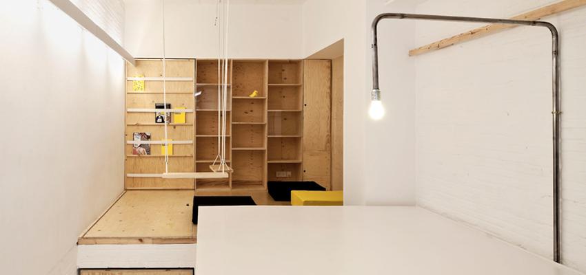 Galería Estilo contemporaneo Color amarillo, blanco  diseñado por vora. arquitectura en procés | Arquitecto | Copyright photos: Adrià Goula