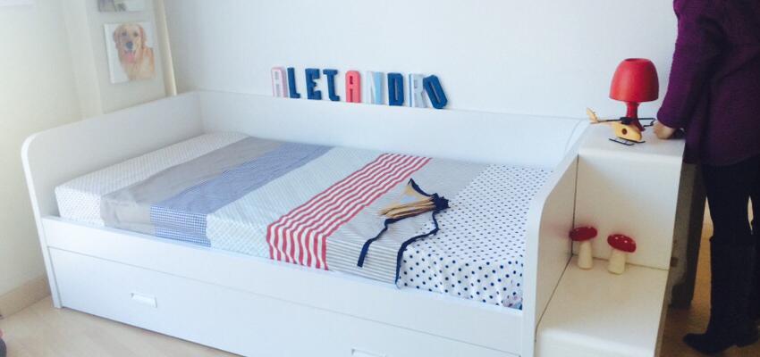 Dormitorio, Niños Estilo moderno Color marron, blanco  diseñado por Montse | Decorador 