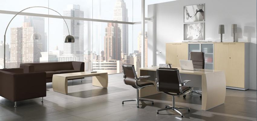 Oficina Estilo moderno Color beige, marron, blanco, gris  diseñado por Montse | Decorador 